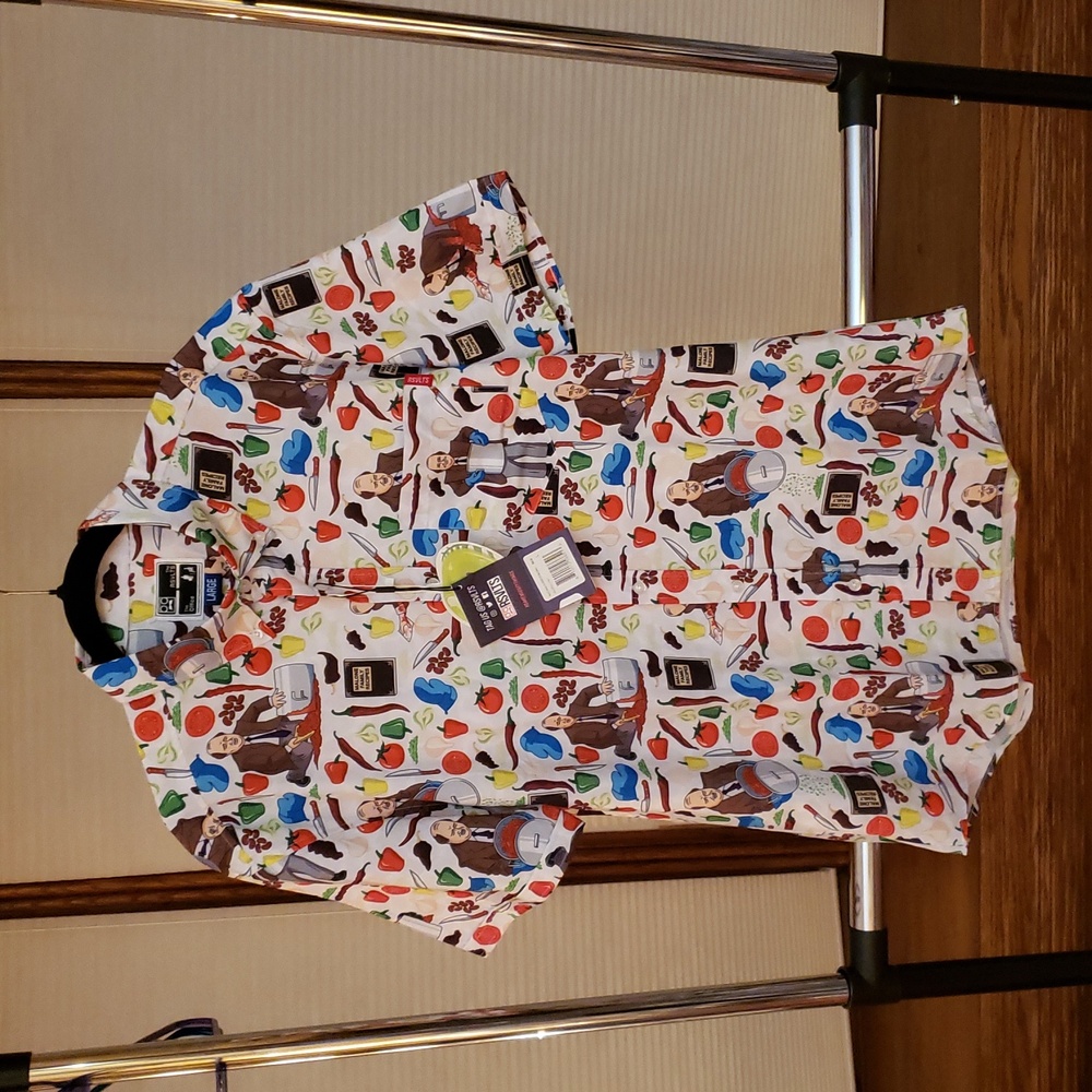 RSVLTS x The Office Kevin's Famous Chili Kunuflex Short Sleeve Shirt L NWT. - Picture 2 of 9